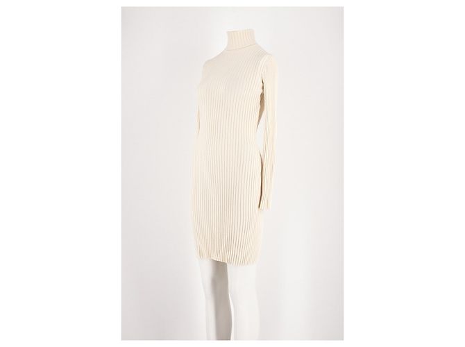 Wolford Vestido de lana blanco - vista 4