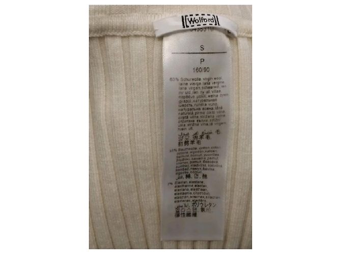 Wolford Vestido de lana blanco - vista 7