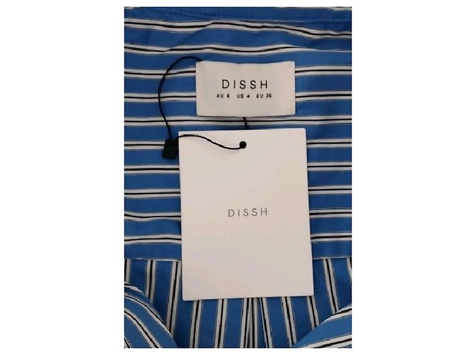 Autre Marque Camisa de algodón azul - vista 7