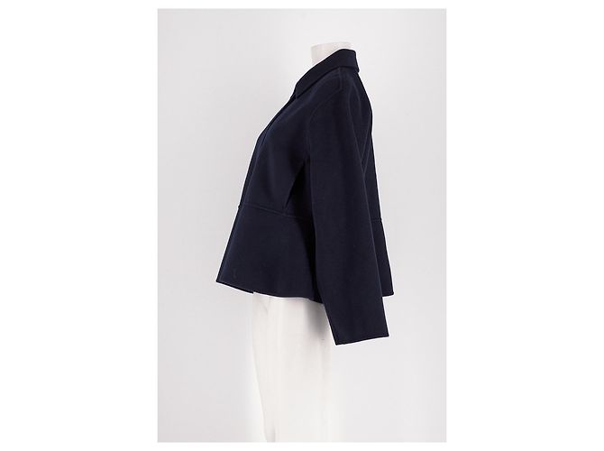 Autre Marque Giacca corta blu navy ALIGNE - vista 3