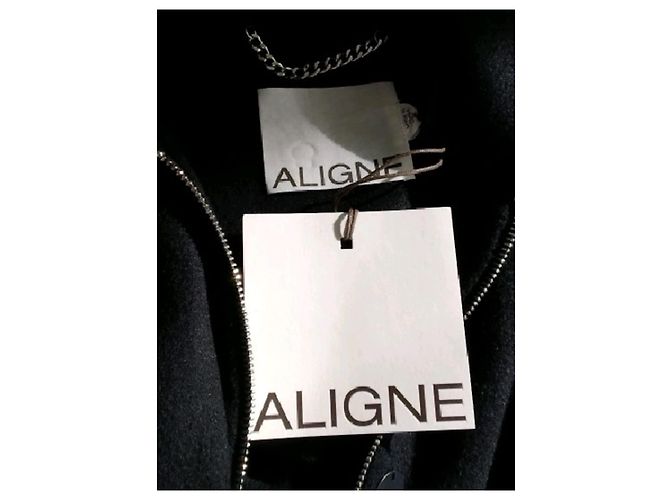 Autre Marque Giacca corta blu navy ALIGNE - vista 7
