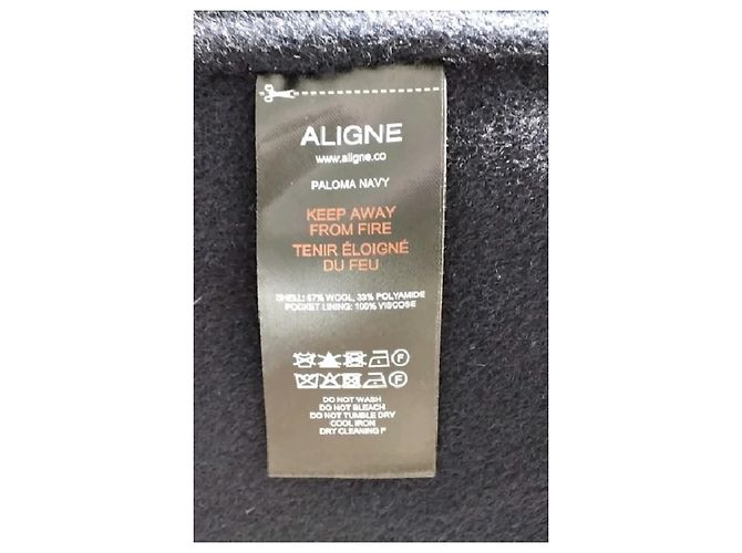 Autre Marque Giacca corta blu navy ALIGNE - vista 8