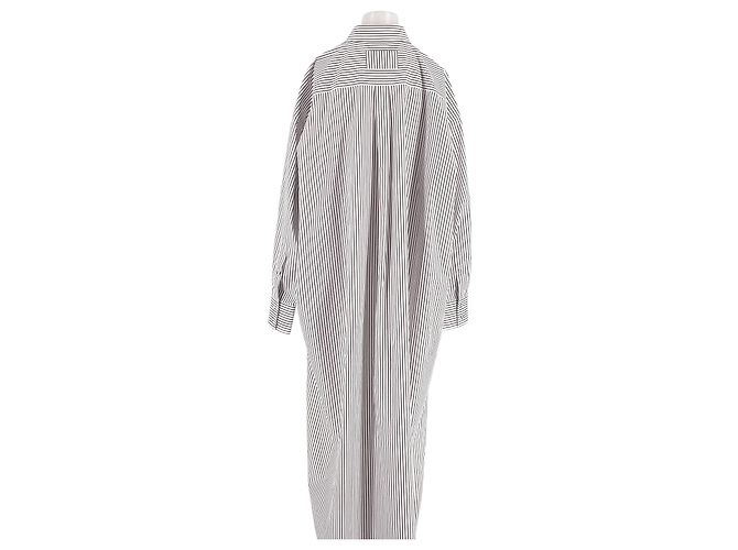 Autre Marque Vestido de algodón blanco - vista 2