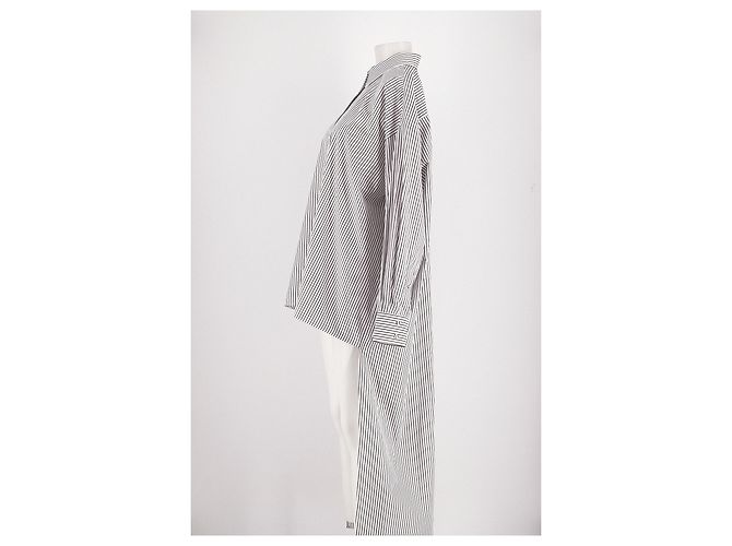 Autre Marque Vestido de algodón blanco - vista 3
