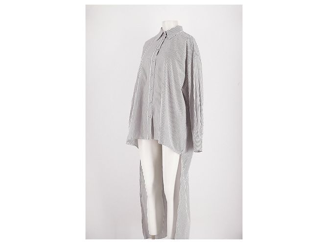 Autre Marque Vestido de algodón blanco - vista 4
