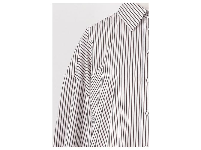 Autre Marque Vestido de algodón blanco - vista 6