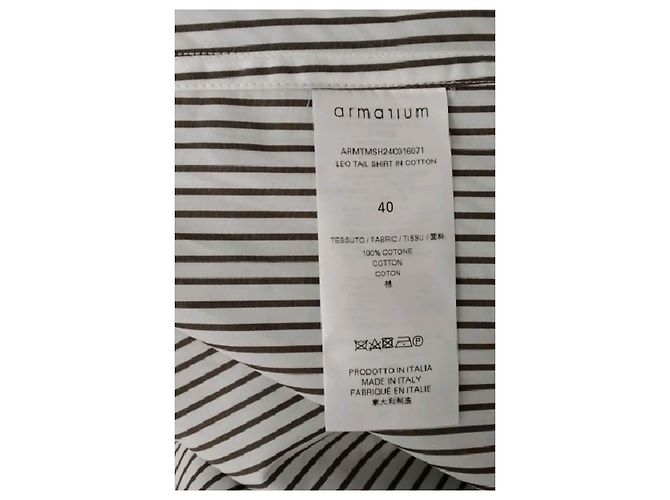 Autre Marque Vestido de algodón blanco - vista 8