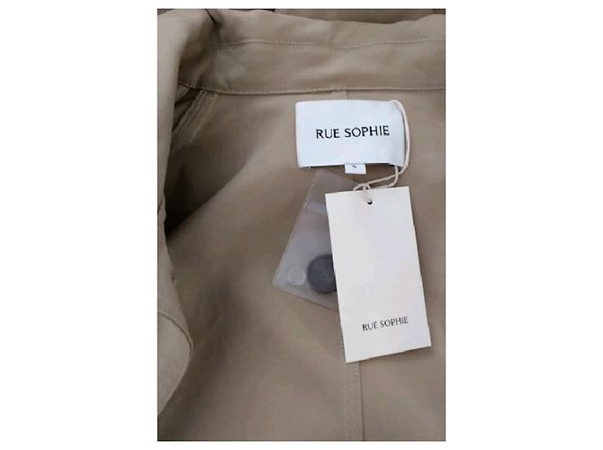 Autre Marque Chaqueta de algodón beige RUE SOPHIE - vista 7