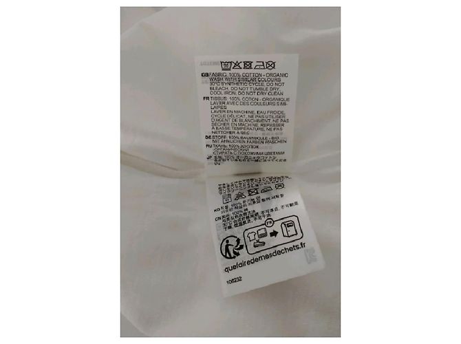 Totême Vestido de algodón blanco - vista 8