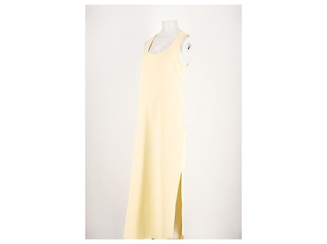 Autre Marque Vestido maxi sin mangas amarillo WARDROBE. NYC - vista 4