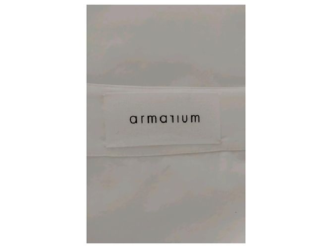 Autre Marque Vestido de algodón blanco - vista 7