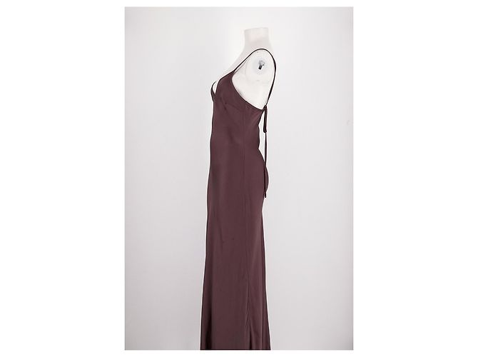 Autre Marque DISSH Maxikleid braun V Ausschnitt - Ansicht 3