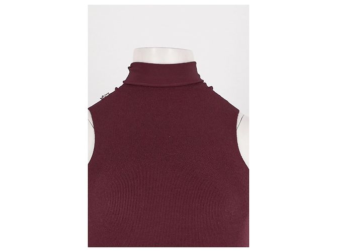 Autre Marque ARMARIUM Maxikleid Bordeaux mit Perlen - Ansicht 5