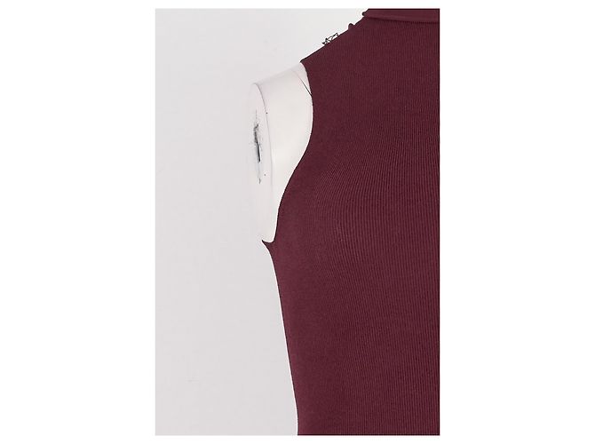 Autre Marque ARMARIUM Maxikleid Bordeaux mit Perlen - Ansicht 6