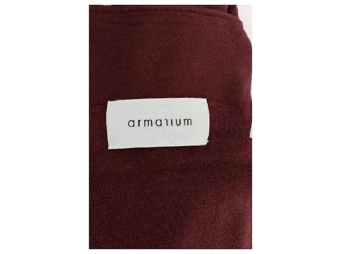 Autre Marque ARMARIUM Maxikleid Bordeaux mit Perlen - Ansicht 7