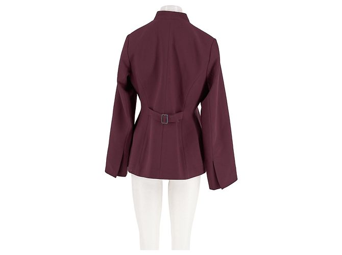 Autre Marque Kurzer bordeauxroter Blazer - Ansicht 2