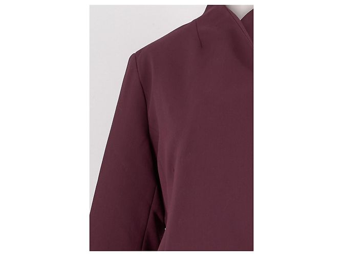 Autre Marque Kurzer bordeauxroter Blazer - Ansicht 6