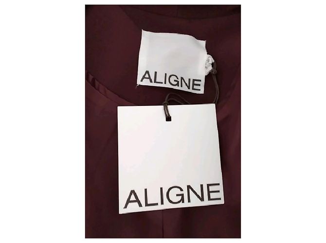 Autre Marque Kurzer bordeauxroter Blazer - Ansicht 7