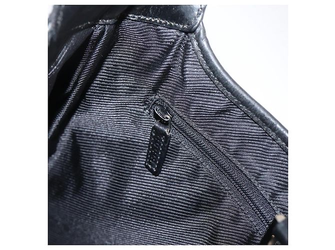 GUCCI GG Canvas Shoulder Bag Black Silver 001 3306 - vista 21