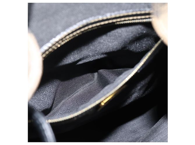 FENDI Pecan Canvas Backpack PVC Black Brown gold 259290 - vista 23