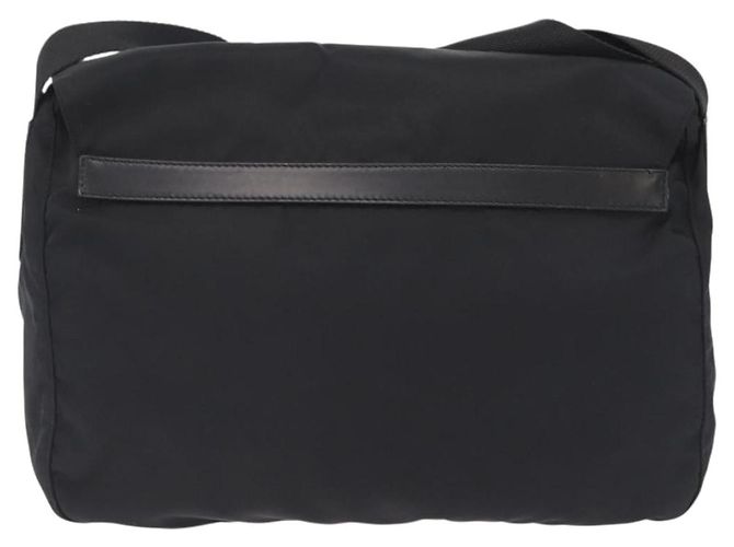 PRADA Shoulder Bag Nylon Black Silver - vista 2