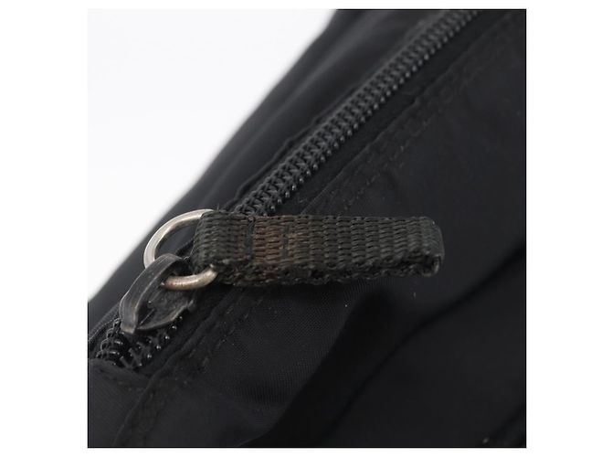 PRADA Shoulder Bag Nylon Black Silver - vista 27