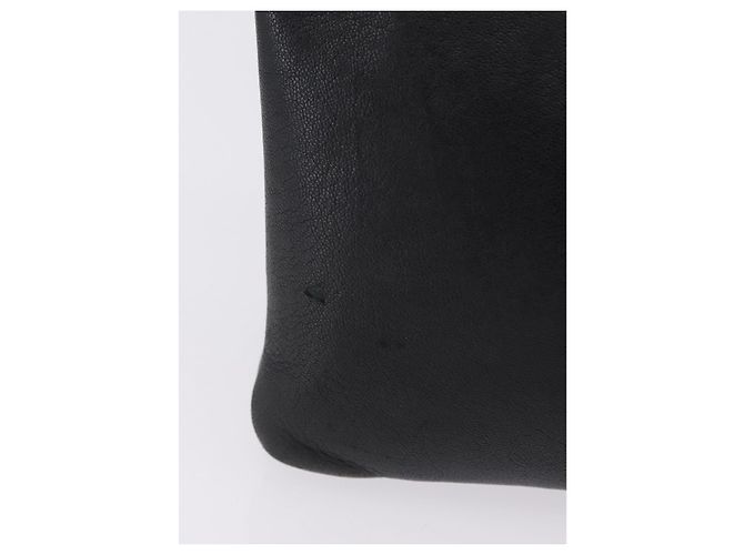 Céline CELINE Trio Shoulder Bag Leather Black Gold Tone - vista 2