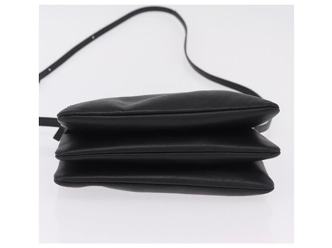Céline CELINE Trio Shoulder Bag Leather Black Gold Tone - vista 6