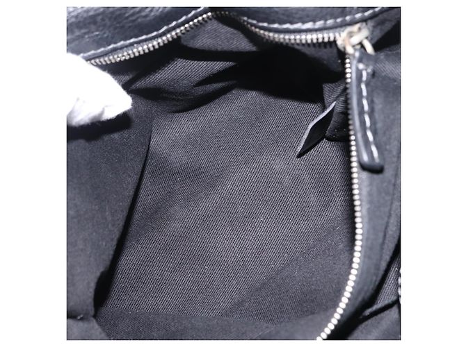 Chloé Chloe Paddington Hand Bag Leather Black Gold Tone - vista 27