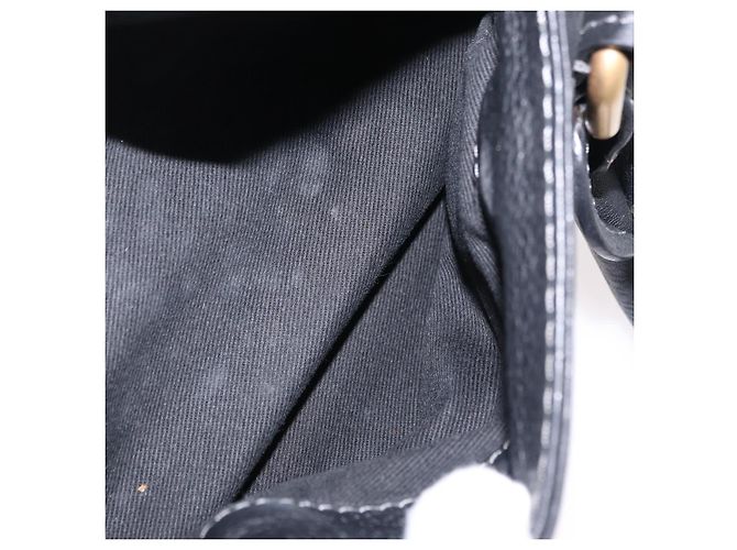 Chloé Chloe Paddington Hand Bag Leather Black Gold Tone - vista 28