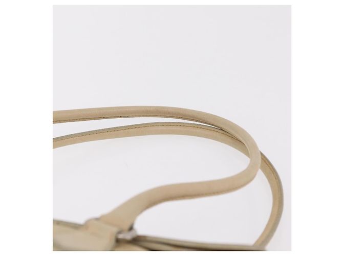 PRADA Tote Bag Leather Ivory Silver - vista 15