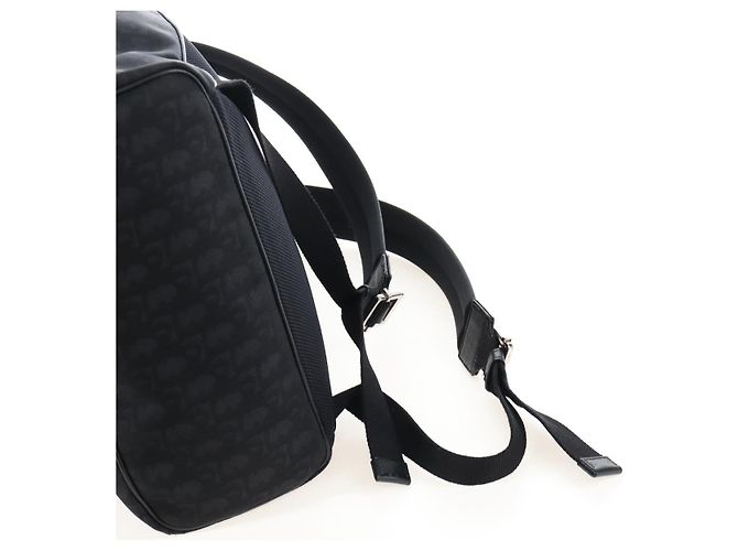 Christian Dior Trotter Motion Oblique Backpack Nylon Black Silver - vista 16