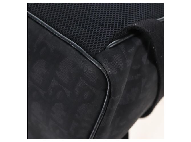 Christian Dior Trotter Motion Oblique Backpack Nylon Black Silver - vista 20