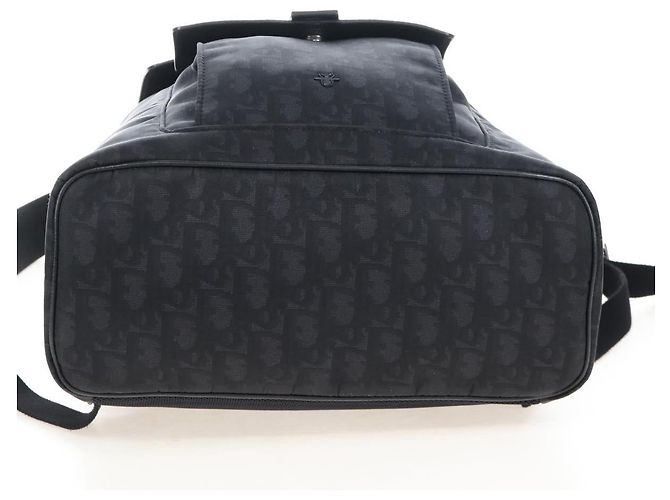 Christian Dior Trotter Motion Oblique Backpack Nylon Black Silver - vista 5