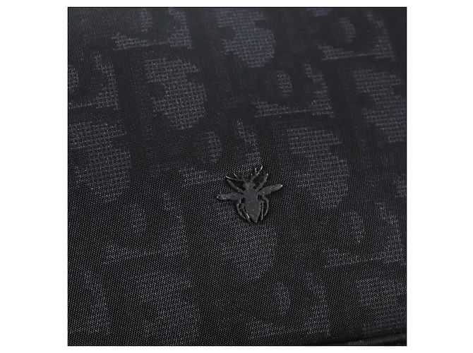 Christian Dior Trotter Motion Oblique Backpack Nylon Black Silver - vista 9