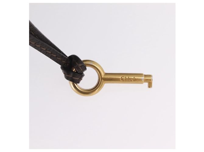 Chloé Chloe Paddington Hand Bag Leather Brown Gold Silver - vista 10