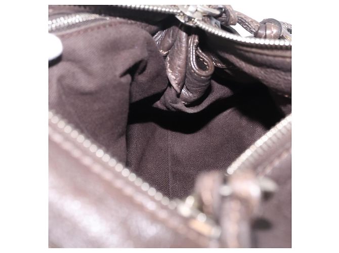 Chloé Chloe Paddington Hand Bag Leather Brown Gold Silver - vista 22
