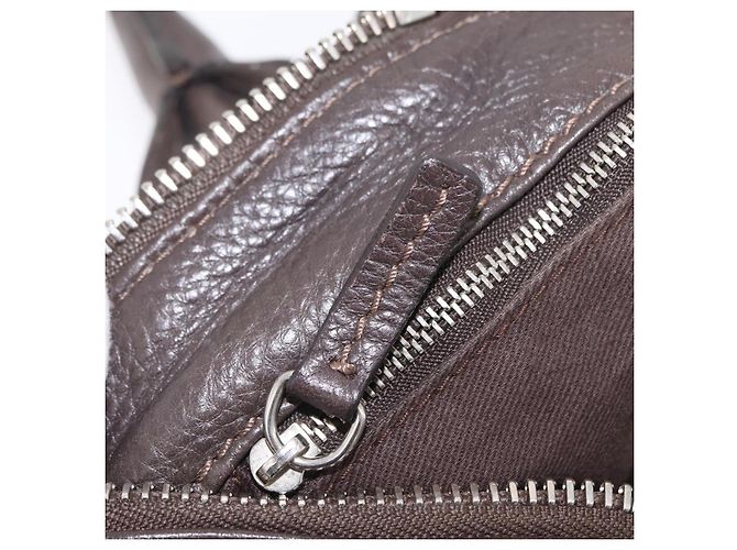 Chloé Chloe Paddington Hand Bag Leather Brown Gold Silver - vista 24