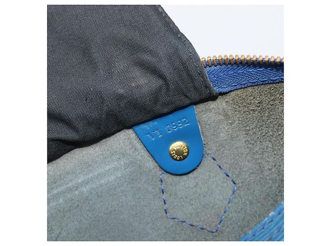 LOUIS VUITTON Epi Speedy 30 Hand Bag Toledo Blue M43005 LV - vista 12