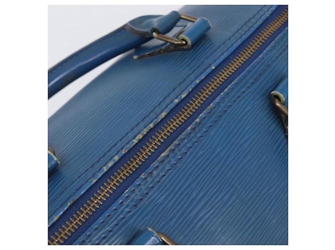 LOUIS VUITTON Epi Speedy 30 Hand Bag Toledo Blue M43005 LV - vista 14