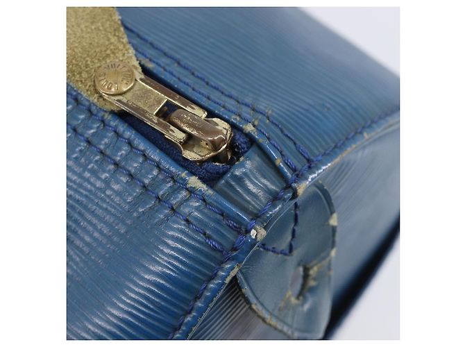 LOUIS VUITTON Epi Speedy 30 Hand Bag Toledo Blue M43005 LV - vista 24