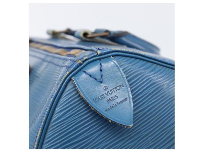 LOUIS VUITTON Epi Speedy 30 Hand Bag Toledo Blue M43005 LV - vista 26