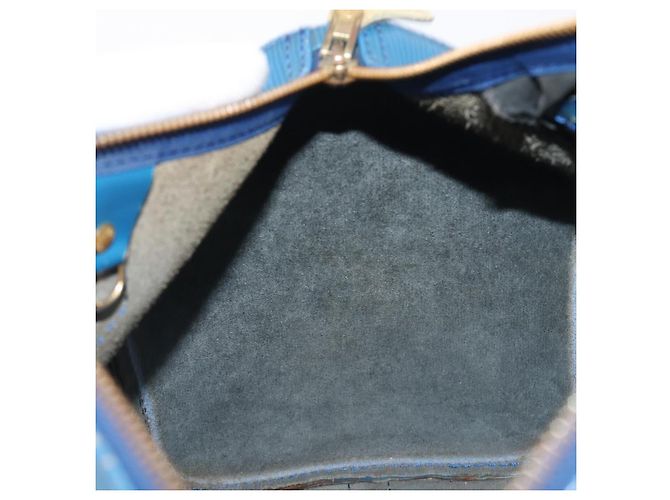 LOUIS VUITTON Epi Speedy 30 Hand Bag Toledo Blue M43005 LV - vista 29