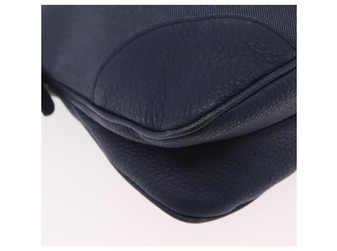 PRADA Shoulder Bag Jacquard Navy Gold - vista 10