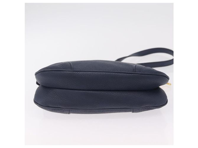 PRADA Shoulder Bag Jacquard Navy Gold - vista 5