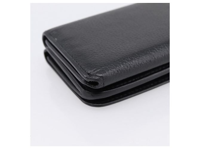 Balenciaga Everyday Compact Wallet Leather Black Gold - vista 16