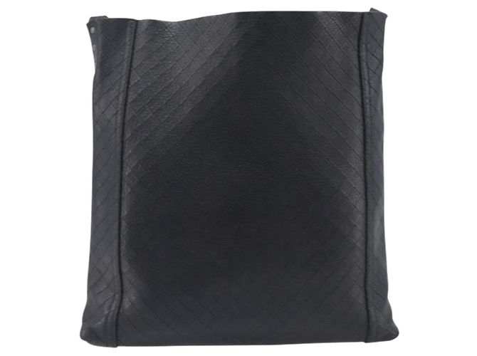 Bottega Veneta Shoulder Bag Leather Black Gold Tone - vista 13