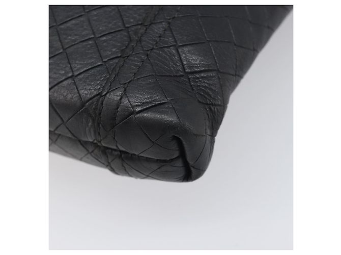 Bottega Veneta Shoulder Bag Leather Black Gold Tone - vista 16