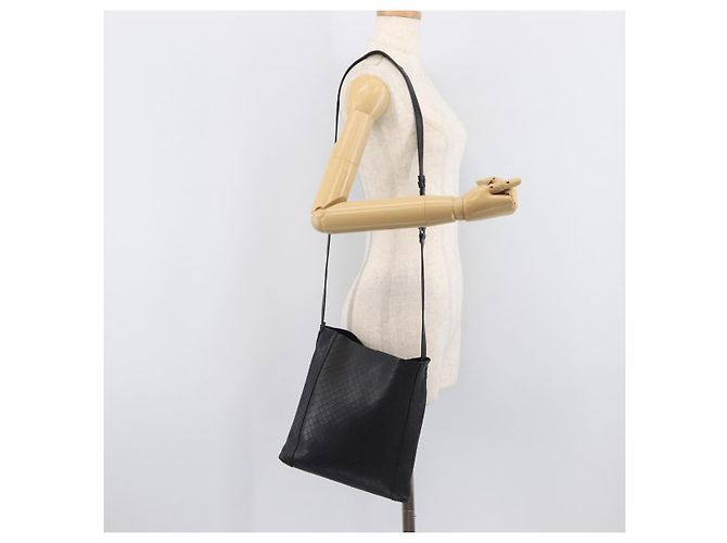 Bottega Veneta Shoulder Bag Leather Black Gold Tone - vista 23