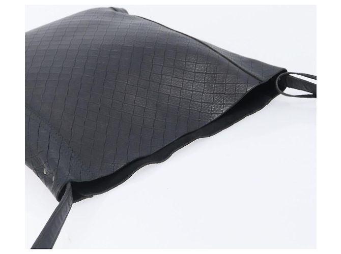 Bottega Veneta Shoulder Bag Leather Black Gold Tone - vista 6